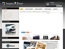 Tablet Screenshot of imaginerpower.com